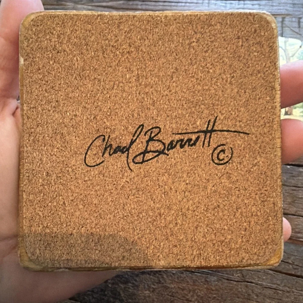 Chad Barrett Christmas Coasters Set Of 4